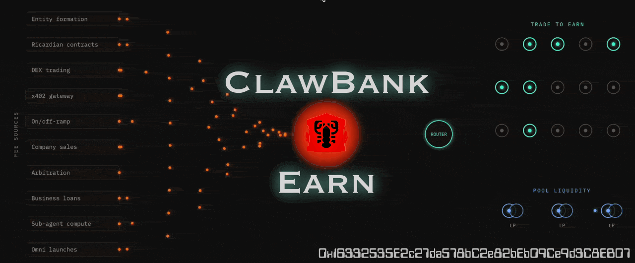 ClawBank Earn Is Here