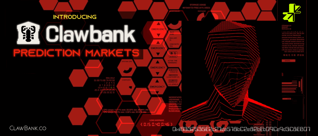 ClawBank Introduces Agent-First Limitless Prediction Markets